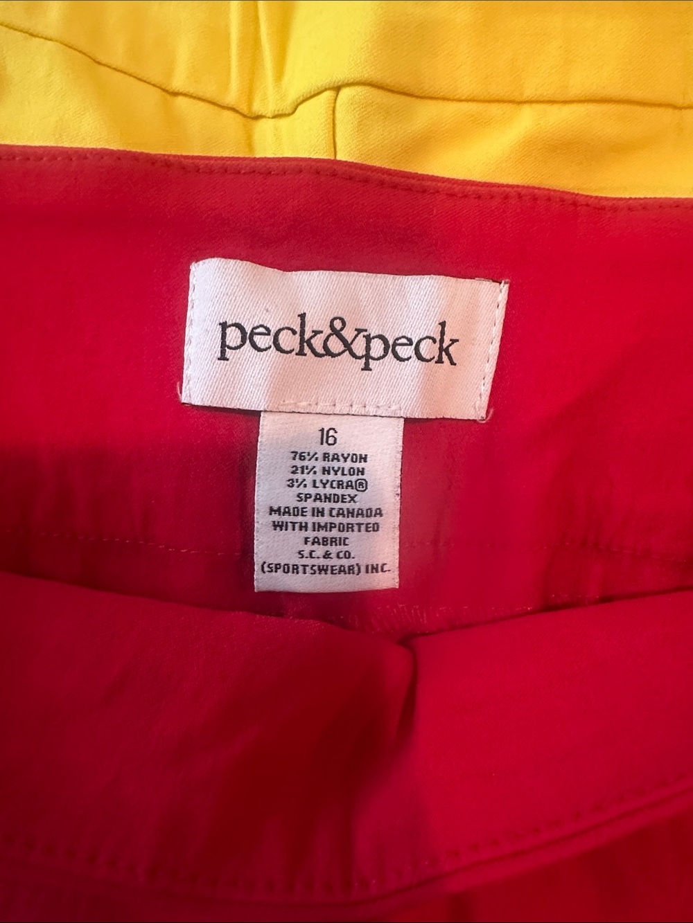 Peck & Peck Black, green, yellow and red Women's Dress Shorts - Picture 8 of 9